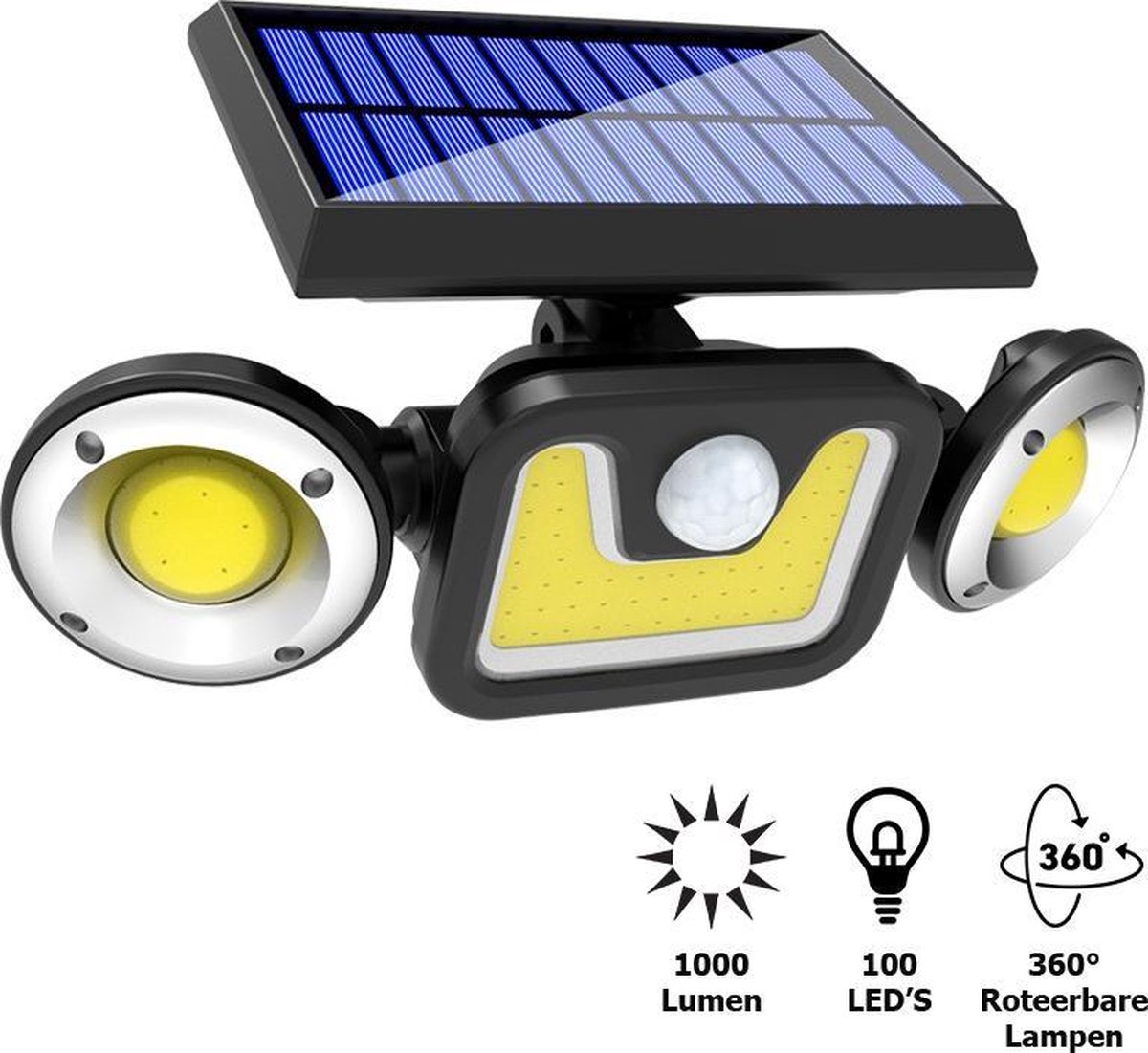 heelal Dank je Floreren Buitenlamp met bewegingssensor – Buitenverlichting Zonne Energie – Sensor –  Solar –... | bol.com