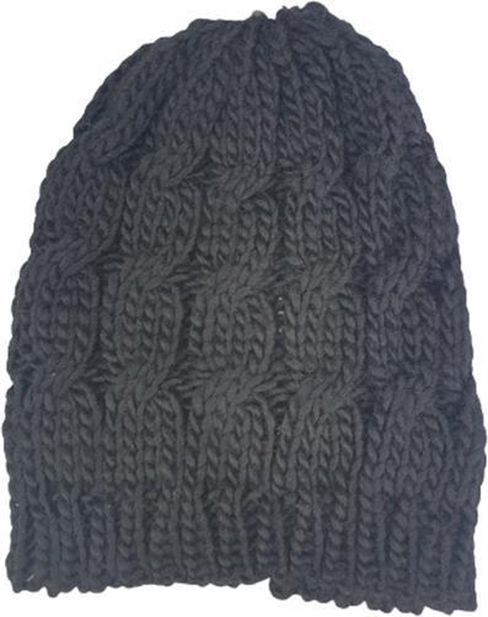 Muts Nieka - Zwart - Polyester