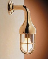 Outlight Maritieme wandlamp Kuip - Messing, mat glas