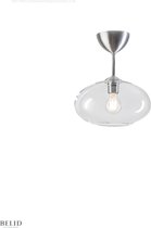 Bullo plafondlamp H 320mm Aluminium -  klaar glas