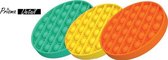 Pop It - Fidget Toy - PopIt - Pop-It | 3 stuks Geel Groen Oranje