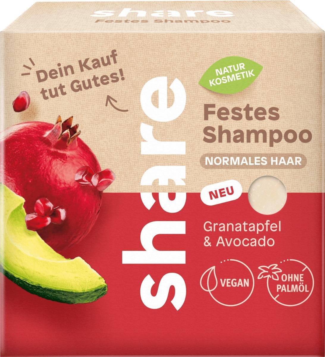 share Solid shampoo Bar granaatappel & avocado (60 g)