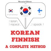 나는 핀란드어를 배우고