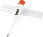 Digitale Thermometer - Oranje met wit - Staafthermometer – Koortsthermometer – Thermometer - Lichaamstemperatuur - Thermometer voor lichaam