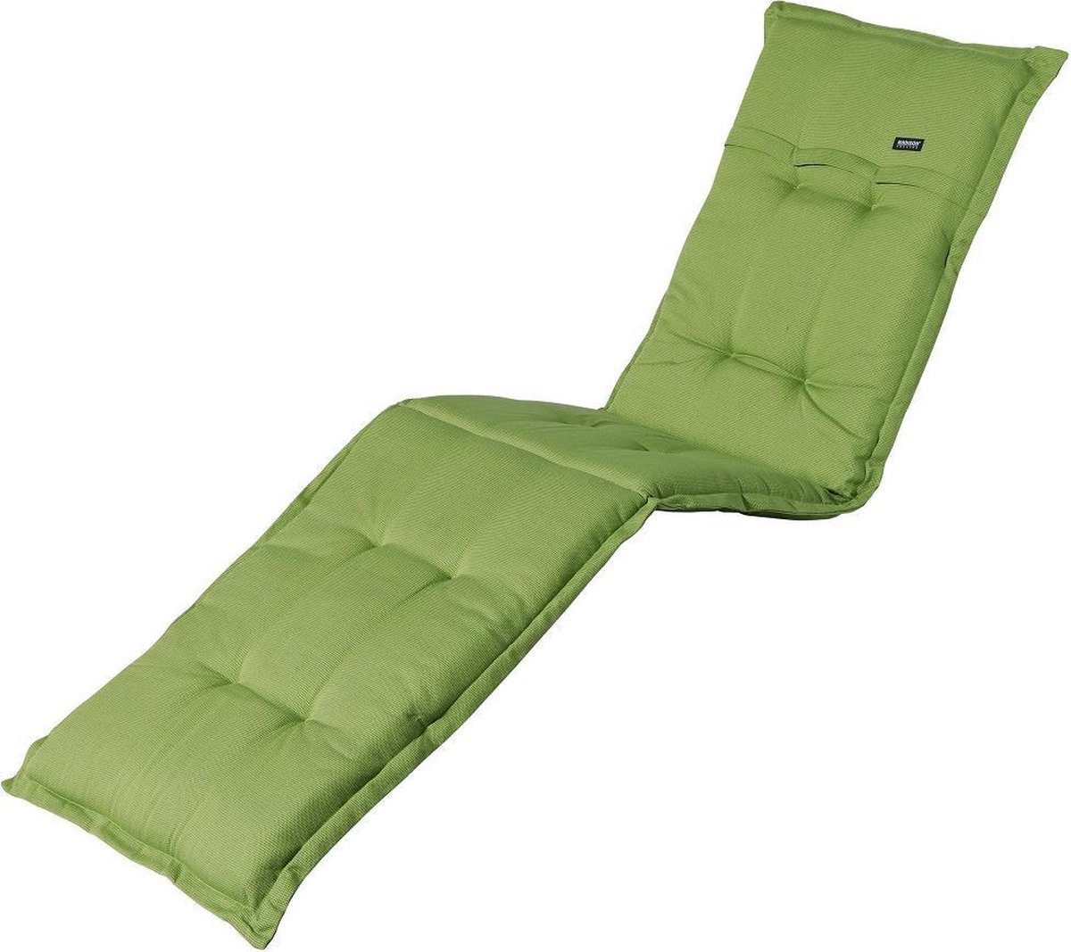 Madison loungekussen in Rib Lime Groen, geschikt voor ligbed, afmetingen 200 x 60cm.