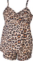 Claesen's pyjama babydoll meisje Brown Panther 152-158