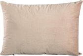 PTMD Janne Velvet Sand cushion rectangle