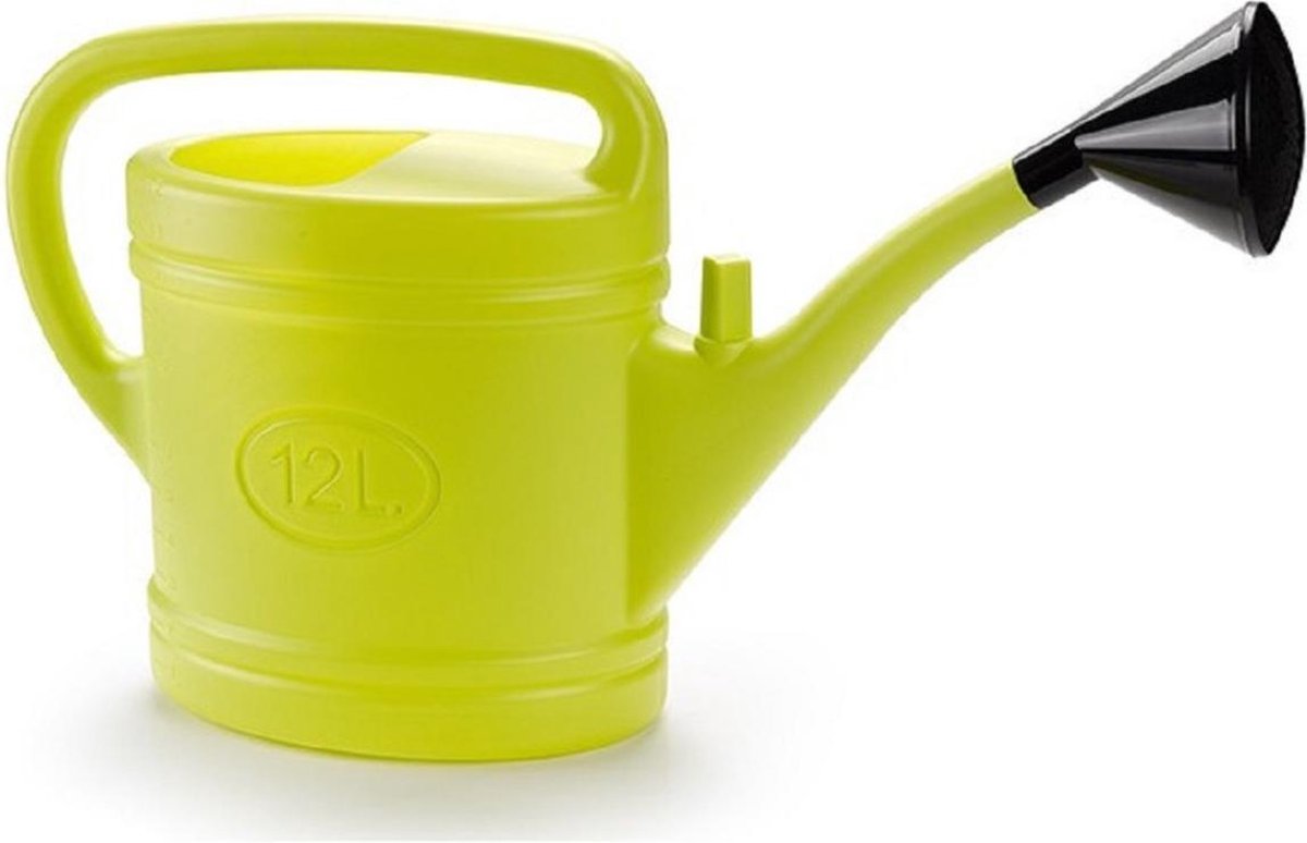 PlasticForte Gieter met broeskop - groen - 12 liter - kunststof - 70 x 19 x 41 cm