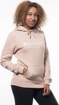 Wolftech Gymwear Hoodie Heren / Hoodie Dames - Lichtroze - S - Met Groot Logo - Fitness - Unisex