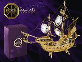 Zeilboot 24k verguld met Swarovski kristallen
