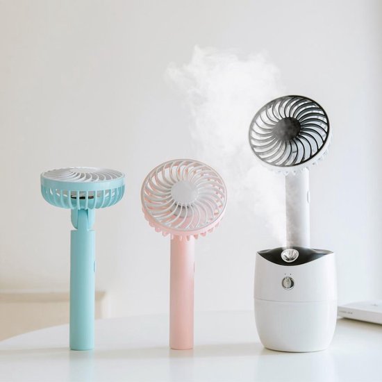 BrenLux - Ventilator met water verneveling - Draadloos - Oplaadbare  ventilator - Mini... | bol.com