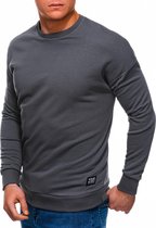 Heren Sweater Grijs - Antraciet - B1229