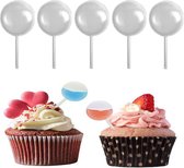 50 stuks - 4 ml dessert pipet (rond) - macarons / taart / cake injecteren - pipetten voor injectie van likeur of ander vloeistof