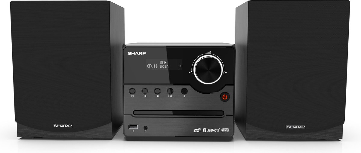 Sharp XL-B517 Micro geluidssysteem met DAB+ - FM - CD - bluetooth - zwart |  bol.com
