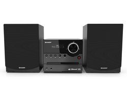 Sharp XL-B517D Home audio-microsysteem Zwart