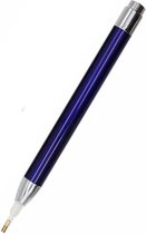 Diamondpainting pen met lampje -blauw