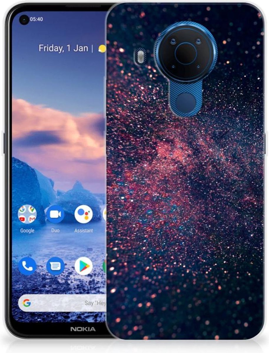 Nokia 5.4 TPU Hoesje Stars