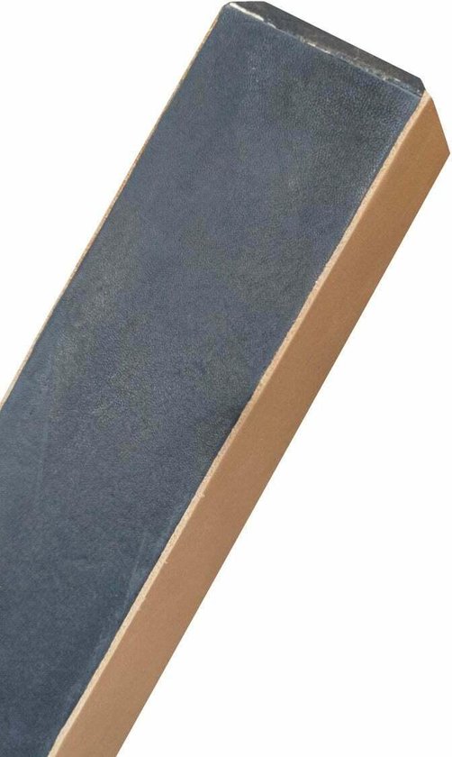 4-zijdige scherpe rand Leren strop met Pure houten handvatten fur scheermes Verscherping (Wooden Leather Strop) - Haryali London