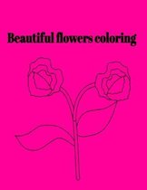 Beautiful flowers coloring