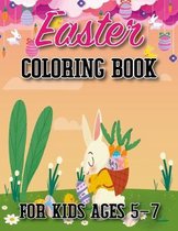 Easter coloring book for kids ages 5-7