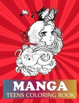 Manga Teens Coloring Book