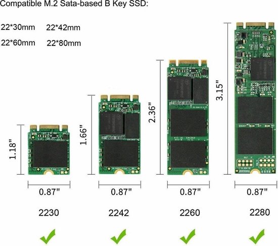 Adaptateur électronique de boîtier SSD M.2 NVME USB 3.1 Gen 2 vers NVME  PCI-e m-Key Solid State Drive Boîtier externe USB C Prise en charge UASP  pour SSD NVME Taille 2230/2242/2260/2280 