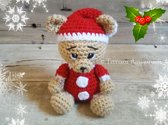 Crochet pattern Nick, the christmas bear