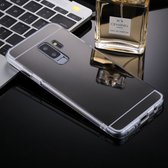 Voor Galaxy S9 + Acryl + TPU Galvaniseren Spiegel Beschermende Cover Case (Zwart)