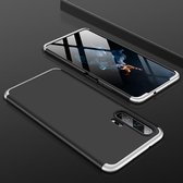 GKK Three Stage Splicing Full Coverage PC Case voor Huawei Honor 20 Pro (zwart zilver)