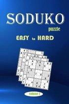 Soduko Puzzle Easy to Hard Volume 1