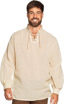 Boland - Verkleedkleding - Middeleeuws Shirt Wit Heren - Maat XL