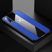 Voor Vivo IQOO Neo XINLI stiksels textuur schokbestendige TPU beschermhoes (blauw)