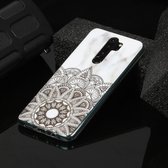 Voor Xiaomi Redmi Note 8 Pro Marble Pattern Soft TPU beschermhoes (Mandala)