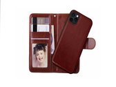 Iphone Xr Wallet Case Deluxe met uitneembare softcase, business hoesje in luxe uitvoering