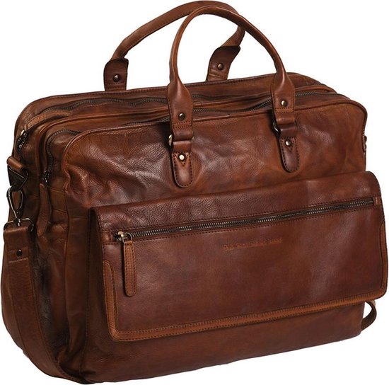 Chesterfield Bags Sacoche en cuir pour ordinateur portable 17 pouces Rowan  Cognac | bol.com