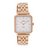 OOZOO Vintage series - Rosé gouden horloge met rosé gouden roestvrijstalen armband - C9958 - Ø29