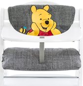 Hauck Highchair Pad Deluxe, hoge stoel pad voor Hauck houten stoel Alpha+, Pooh grey