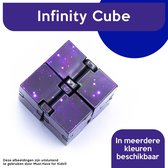 Must-Have for Kids® | Infinity Cube "Space Paars" - Galaxy - Speelgoed Meisjes - Anti Stress - Fidget Toys - Fidget Cube - Friemelkubus - Speed Cube