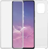 Voor Samsung Galaxy S10 Lite PC + TPU Ultradunne dubbelzijdige alles-inclusief transparante mobiele telefoonhoes