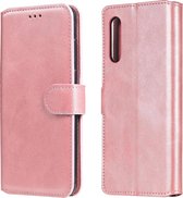 Voor LG Velvet 4G / Velvet 5G / G9 Klassieke Kalfsstructuur PU + TPU Horizontale Flip Leren Case, met Houder & Kaartsleuven & Portemonnee (Rose Goud)