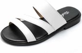 Eenvoudige casual antislip slijtvaste pantoffels sandalen voor dames (kleur: wit maat: 38)