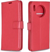 Voor Huawei Mate 30 Crazy Horse Texture Horizontale Flip Leren Case met Houder & Kaartsleuven & Portemonnee & Fotolijst (Rood)