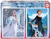 Frozen - 2 Legpuzzels van 500 stukjes
