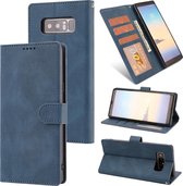 Voor Samsung Galaxy Note 8 Fantasy Klassiek Huidgevoel Kalfsleer Textuur Magnetische gesp Horizontale Flip PU lederen tas met houder & kaartsleuf & portemonnee (blauw)