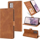 Voor Samsung Galaxy S20 + Fantasy Klassiek Huidgevoel Kalfsleer Textuur Magnetische gesp Horizontale Flip PU lederen tas met houder & kaartsleuf & portemonnee (bruin)