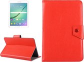 10 inch tablets Leather Case Crazy Horse Texture beschermhoes Shell met houder voor Asus ZenPad 10 Z300C, Huawei MediaPad M2 10.0-A01W, Cube IWORK10 (rood)