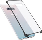 Ultradunne Transparante Plating PC Protestive Back Case voor Galaxy S10e (Zwart)