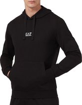 EA7 Train Logo Hoodie  Trui - Mannen - zwart