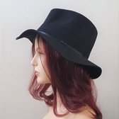 MYO Fedora hoed kleur zwart