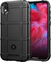 Voor Huawei Honor Play 3e Full Coverage Shockproof TPU Case (Zwart)
